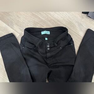 Wax Jeans Butt I Love You size 3 / 26 Black Skinny Jeans